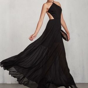 Reformation Luna Dress in Black - WORN ONCE